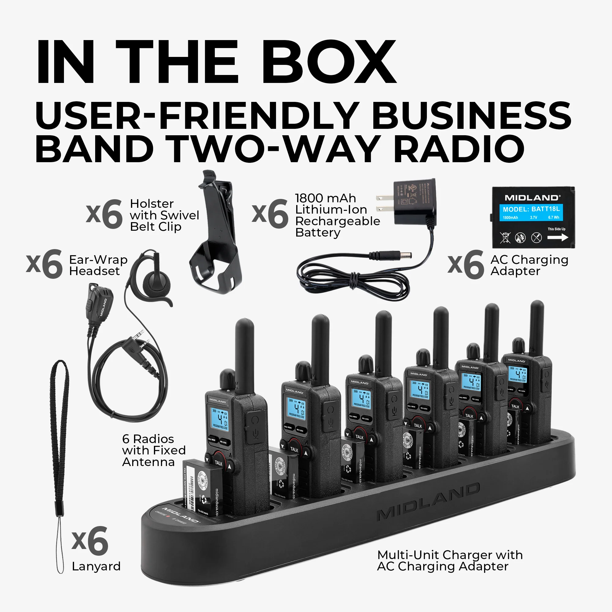 BR180 BizTalk Radio 6-Pack Bundle - BR180X6BGC - Image 7