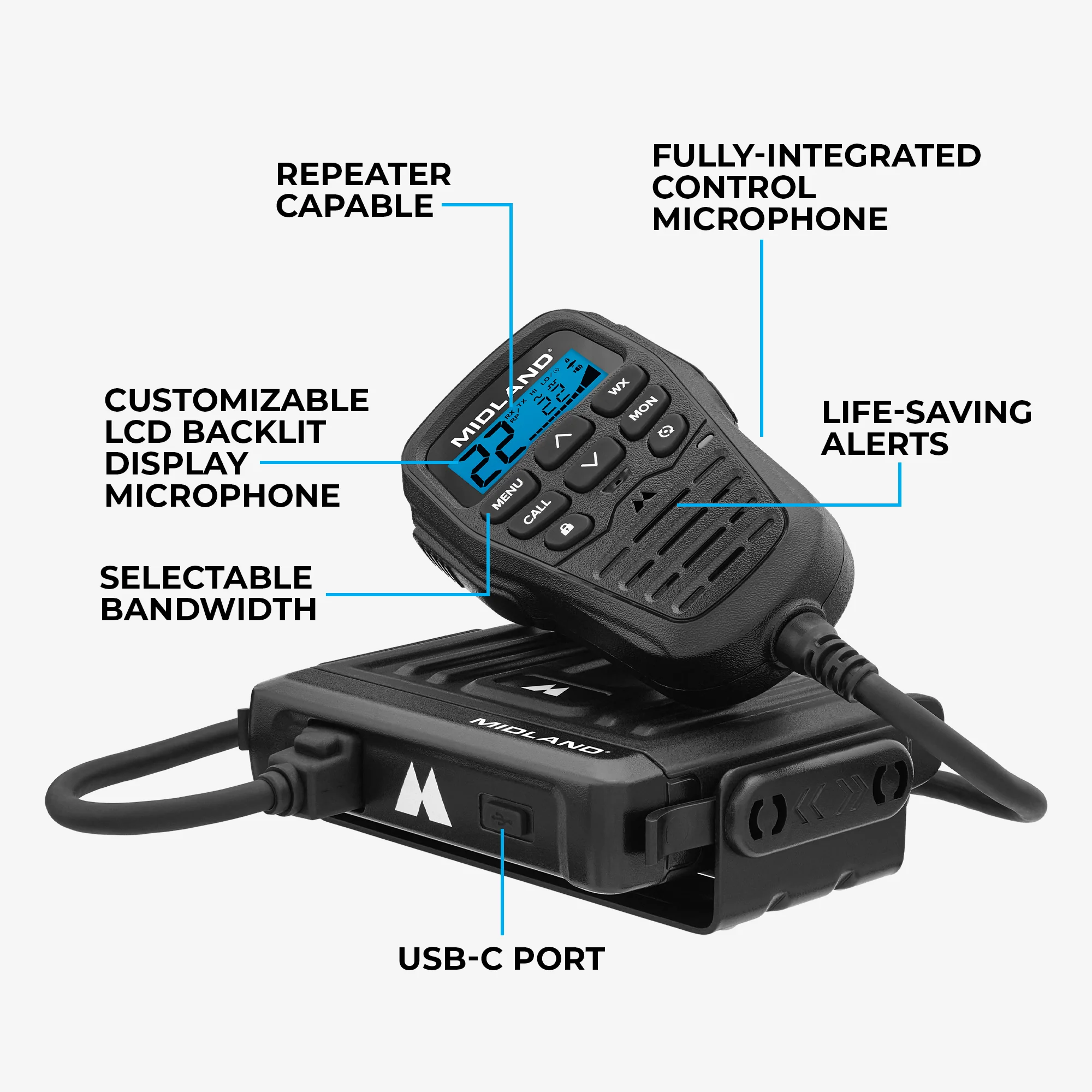 MXT275 15W MicroMobile GMRS Two-Way Radio - Image 10