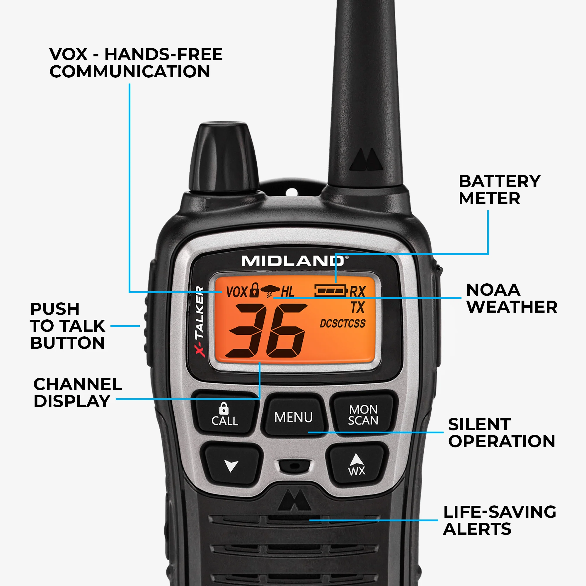 T77VP5 X-Talker FRS Walkie Talkie Bundle - T77VP5 - Image 9